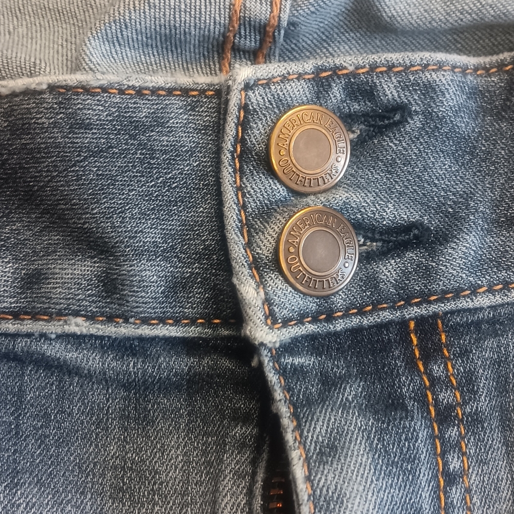 Elegant Blue Boot Cut Women's Jeans - Picture 3 of 8